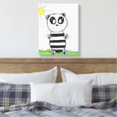 Panda Kids Leinwanddruck (Insitu (Schlafzimmer))