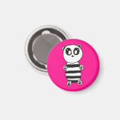 Panda Kids Magnet (Vorderseite/Rückseite)