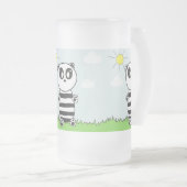 Panda Kids Mattglas Bierglas (VorderseiteRechts)