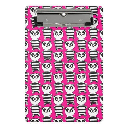 Panda Kids Mini Klemmbrett (Vorderseite)