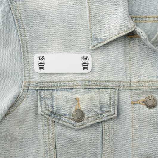 Panda Kids Namensschild (Beispiel)