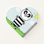 Panda Kids Notizblock (Rückseite)