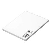 Panda Kids Notizblock (Rotiert)