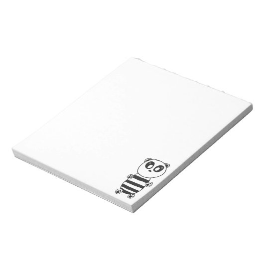 Panda Kids Notizblock (Rotiert)