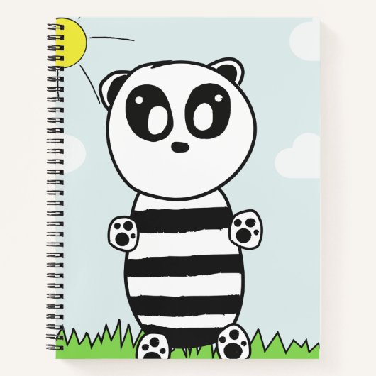 Panda Kids Notizblock (Vorderseite)