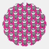 Panda Kids Ornament Karte (Rückseite)