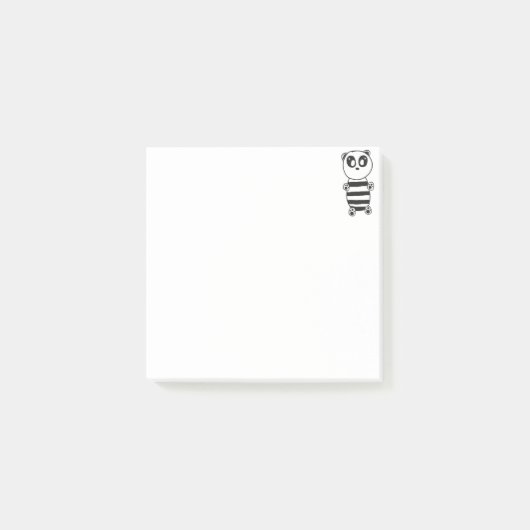 Panda Kids Post-it Klebezettel (Vorderseite)