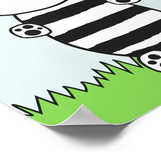 Panda Kids Poster (Ecke)