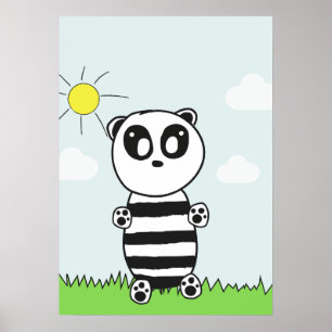 Panda Kids Poster