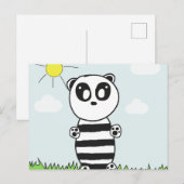 Panda Kids Postkarte (Vorne/Hinten)