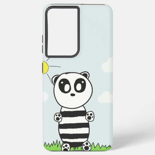 Panda Kids Samsung Galaxy Hülle (Rückseite)