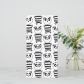 Panda Kids Save The Date (Stehend Vorderseite)