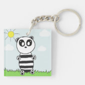 Panda Kids Schlüsselanhänger (Rückseite)