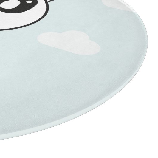 Panda Kids Schneidebrett (Ecke)