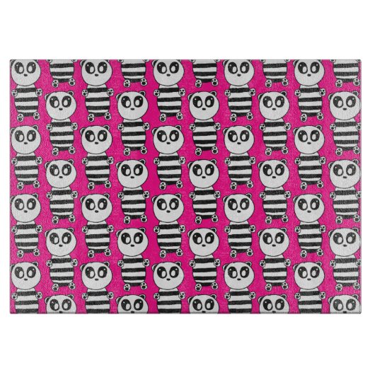 Panda Kids Schneidebrett (Vorderseite)