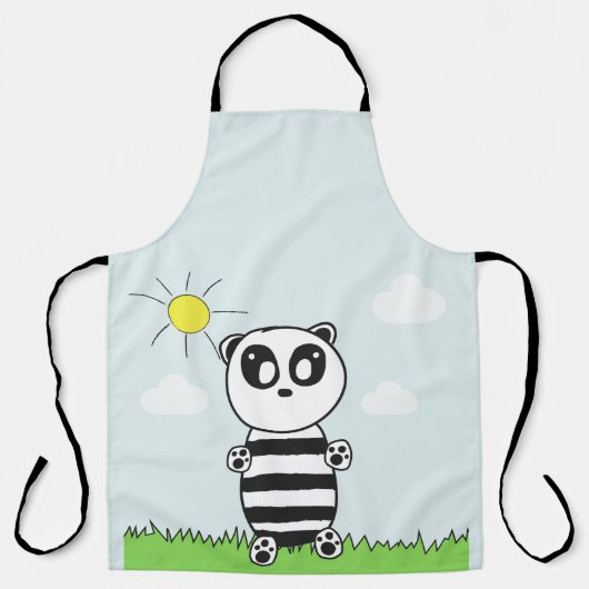 Panda Kids Schürze (Vorderseite)
