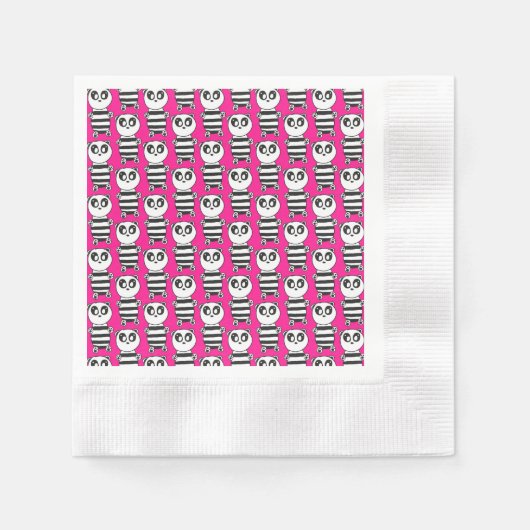 Panda Kids Serviette (Vorderseite)