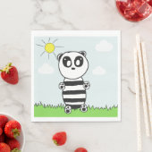 Panda Kids Serviette (Beispiel)