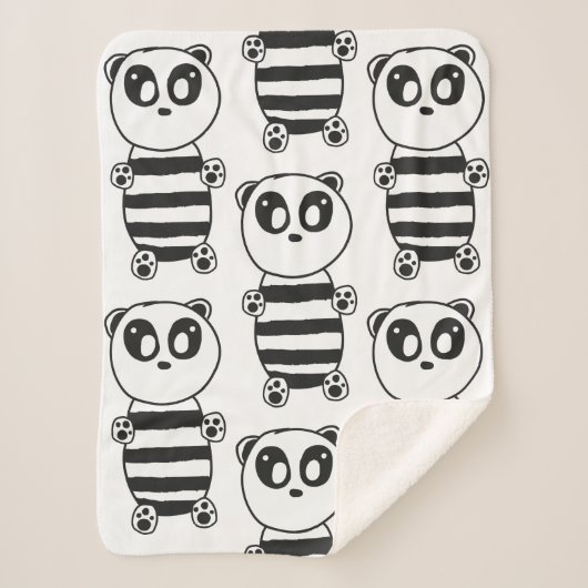 Panda Kids Sherpadecke (Vorderseite)
