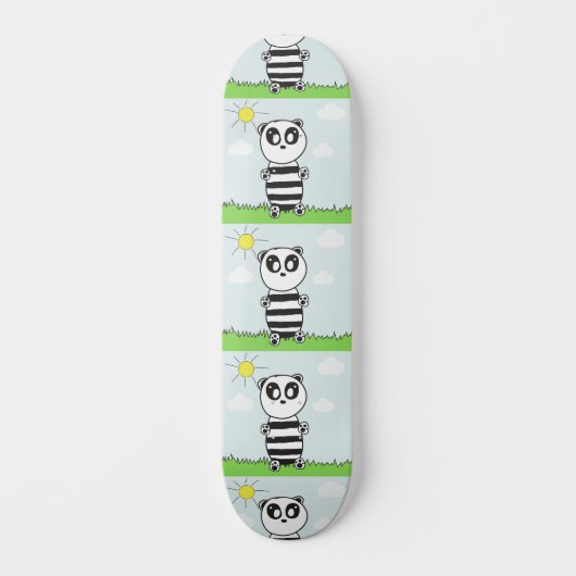 Panda Kids Skateboard (Vorderseite)