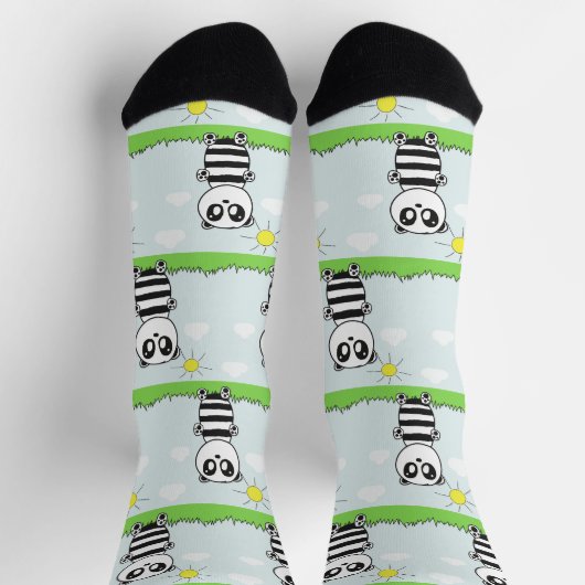 Panda Kids Socken (Oben)
