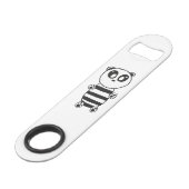 Panda Kids Speed Flaschenöffner (Rückseite Schrägansicht)