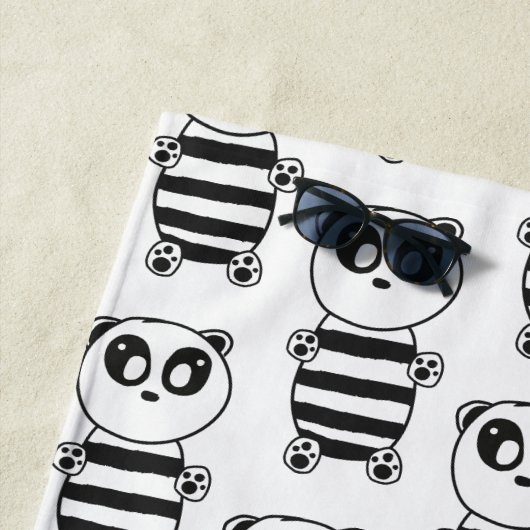 Panda Kids Strandtuch (Beispiel)