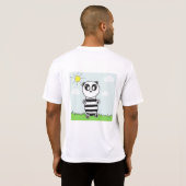 Panda Kids T-Shirt (Schwarz voll)