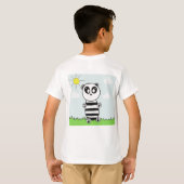 Panda Kids T-Shirt (Schwarz voll)