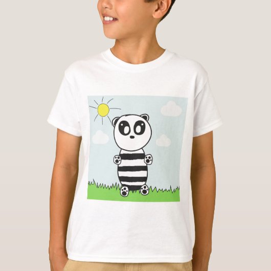 Panda Kids T-Shirt (Vorderseite)
