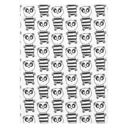 Panda Kids Tischdecke (Vorderseite)