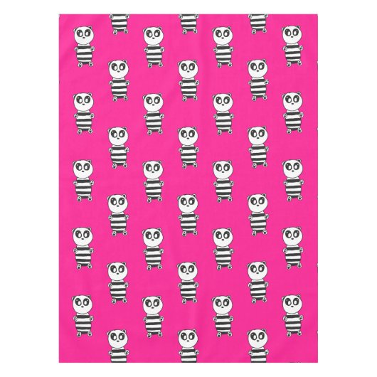Panda Kids Tischdecke (Vorderseite)
