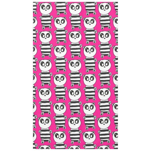 Panda Kids Tischdecke (Vorderseite)