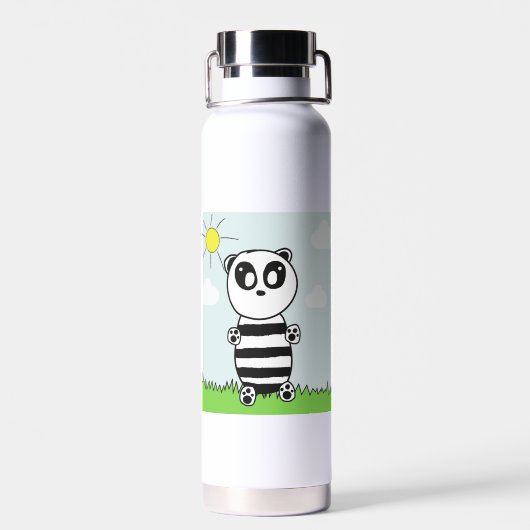 Panda Kids Trinkflasche (Rückseite)