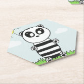 Panda Kids Untersetzer (angewinkelt)