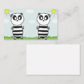 Panda Kids Visitenkarte (Vorne/Hinten)