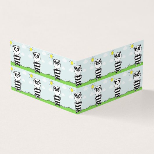 Panda Kids Visitenkarten (Vorderseite)