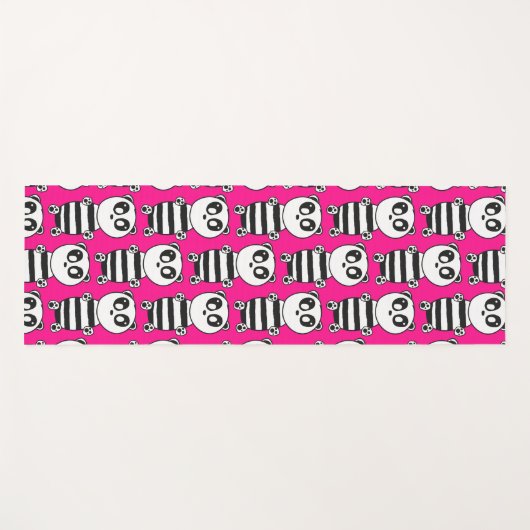 Panda Kids Yogamatte (Vorderseite (Horizontal))
