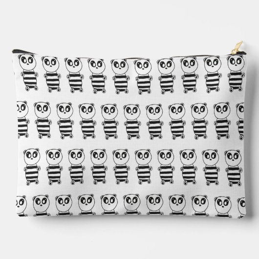 Panda Kids Zubehörtasche (Rückseite)
