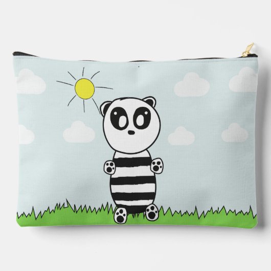 Panda Kids Zubehörtasche (Rückseite)