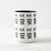 Panda Kids Zweifarbige Tasse (Mittel)