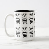 Panda Kids Zweifarbige Tasse (Links)