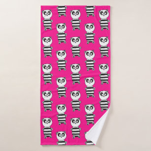 Panda Kinder Badehandtuch