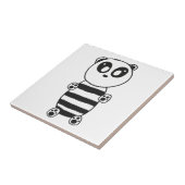 Panda Kinder Fliese (Seite)