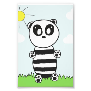 Panda Kinder Fotodruck