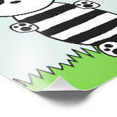 Panda Kinder Fotodruck (Ecke)