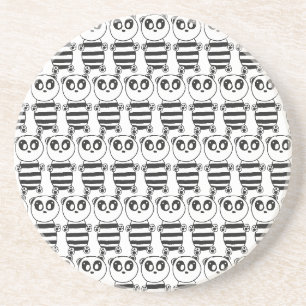Panda Kinder Getränkeuntersetzer