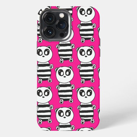 Panda Kinder iPhone Hülle (Rückseite)