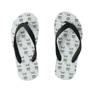 Panda Kinder Kinderbadesandalen