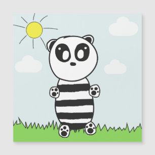 Panda Kinder Magnetkarte
